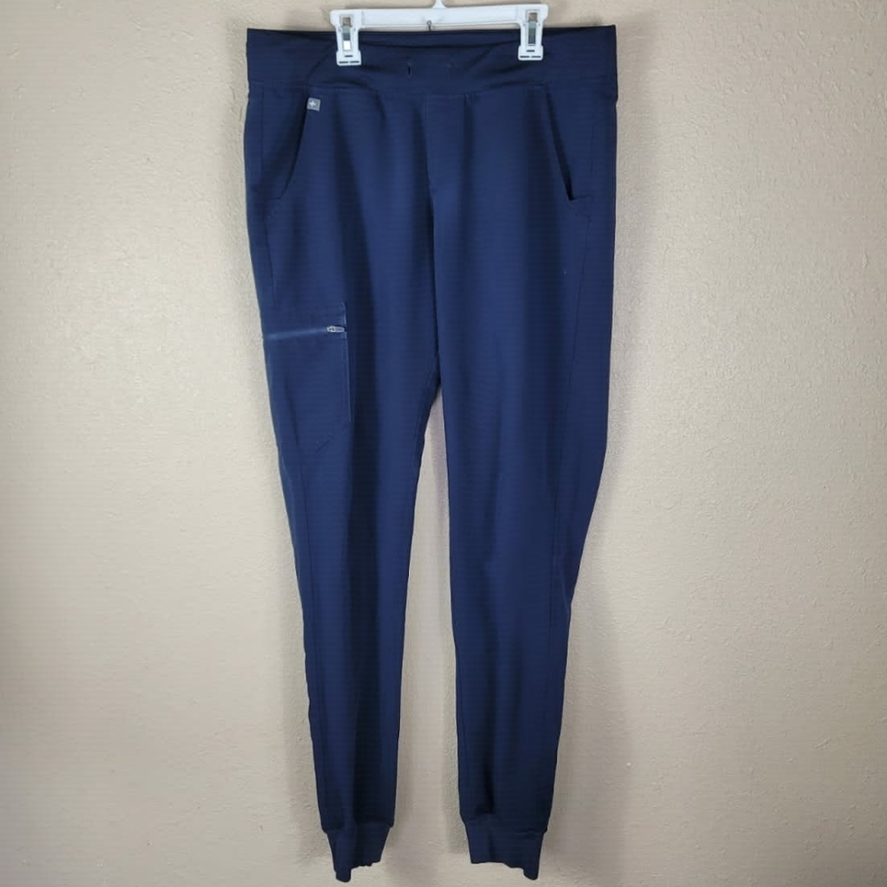 Figs Woman's Pants Jogger Scrub 4-Way Stretch Sz M Blue